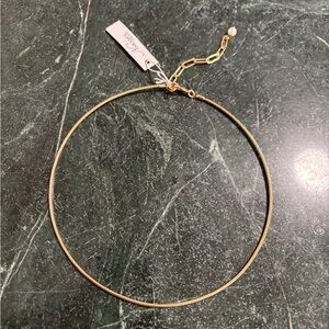 NWT! Nakamol Gold-Tone Choker Necklace Minimalist Jewelry